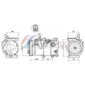 Ava Cooling Kompressor, Klimaanlage KAAK346