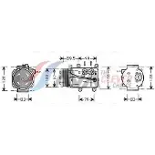 Ava Cooling Kompressor, Klimaanlage FDAK082