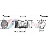 Ava Cooling Kompressor, Klimaanlage FDAK281
