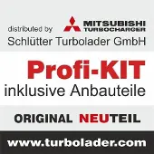 SCHLÜTTER TURBOLADER Lader, Aufladung PROFI KIT - mit orig. MITSUBISHI Turbolader NEUTEIL im AT 166-00940