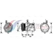 Ava Cooling Kompressor, Klimaanlage BWAK059