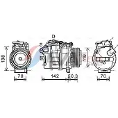 Ava Cooling Kompressor, Klimaanlage BWAK428