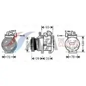 Ava Cooling Kompressor, Klimaanlage KAK130