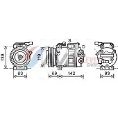 Ava Cooling Kompressor, Klimaanlage HYK281
