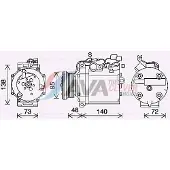 Ava Cooling Kompressor, Klimaanlage MTAK267