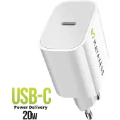 Avizar Mayaxess, USB-C Ladegerät 20W Schnell für iPhone 17 Air, Weiß