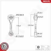 ESEN SKV Lagerung, Motor 75SKV517