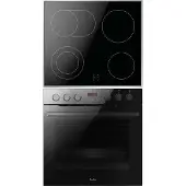 Amica EHCX 933 130 S, Keramik, 4 Zone(n), Glaskeramik, Schwarz, Drehregler, 52,5 cm