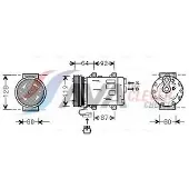Ava Cooling Kompressor, Klimaanlage JEK029