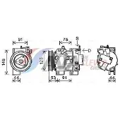 Ava Cooling Kompressor, Klimaanlage DNAK335