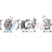 Ava Cooling Kompressor, Klimaanlage RTK437