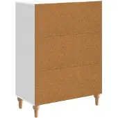 vidaXL Sideboard Weiß 66 x 34,5 x 90 cm Holzwerkstoff