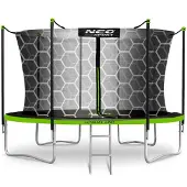 Neo-Sport Gartentrampolin (435 cm) mit Innennetz und Leiter