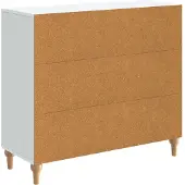 vidaXL Sideboard Weiß 89 x 34,5 x 80 cm Holzwerkstoff
