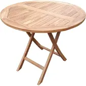 DeVries Teakholz-Gartentisch Woodie - ø 90 cm