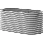 OK-Living Hochbeet Silber 200 x 100 cm, Model 54724