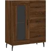 vidaXL Sideboard Braun Eichen-Optik 69,5x34x90 cm Holzwerkstoff