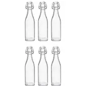 Butlers Flasche SWING mit Bügelverschluß 6er-Set in Durchscheinend | Gr.: onesize