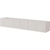 Selsey Telire - TV-Hängeboard, greige mit Lamellenfront, 175 cm