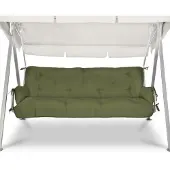 Beautissu Sitzkissen für Hollywoodschaukel Flair HS, 180x50x8cm, Olivegrün