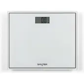 Salter 9207 WHCFEU12 Compact Glass Electronic Bathroom Scale, White