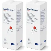 Medicomp extra Vlieskomp.unsteril 5x5 cm 6fach 2x 2x100 St Kompressen