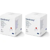 Medicomp Vlieskomp.unsteril 10x10 cm 4fach 2x 2x100 St Kompressen