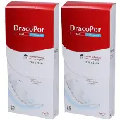 Dräco Dracopor waterproof Wundverband 9x25 cm steril 2x 2x20 St Pflaster