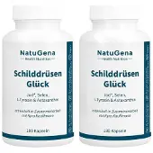 NatuGena GmbH SCHILDDRÜSENGlück Jod+Selen+L-Tyrosin Kapseln 2x 2x180 St