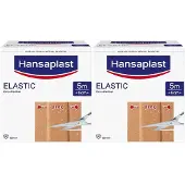 Hansaplast Elastic Pflaster 6 cmx5 m 2x 2x1 St