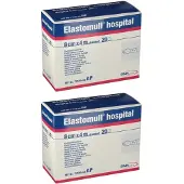 Elastomull hospital 8 cmx4 m elast.Fixierb.weiß 2x 2x20 St Binden