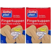 Gothaplast Fingerkuppenwundpfl.ela.2 Gr.m.Fingerl. 2x 2x10 St Pflaster