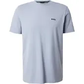 BOSS für Herren. 50506373 Grau markiertes T-Shirt (L), Lässig, Baumwolle, Kurzarm