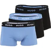 HUGO Herren Dreier Pack Slips Electric Blue