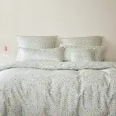Elegante Mako Satin Bettwäsche Beauties Kissenbezug einzeln 40x80 cm | zartgrün - grün