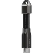 Nomad , USB-C Kabel 240W mit Schlüsselanhänger, Grau