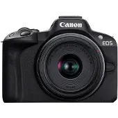 Canon EOS R50 Spiegellose Vlogging-Kamera (Schwarz) mit RF-S18-45mm F4.5-6.