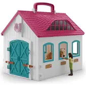 Schleich Horse Club - Offener Pferdestall - 60 Teile - 42703 - - One Size - Spielzeug