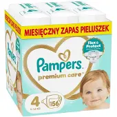 Pampers Premium Care Size 4 Diapers 156 Pieces