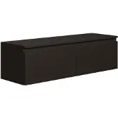 Selsey Bemmi - TV-Hängeboard, Schwarz, 100 cm