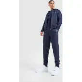 BOSS für Herren. 50554784 Authentic Hose marineblau (L), Lässig, Sportlich, Baumwolle