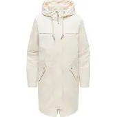 Ragwear Regenmantel "Regenmantel Ximenna", Damen, Gr. XS, beige (ecru), Obermaterial: 100% Polyester PES. Obermaterial: Futter: 100% Polyester PES., Mäntel Regenmantel