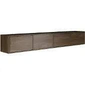 Selsey Framme – Hängendes TV-Board mit vier Klappen 200 cm, Holzoptik Walnuss Wisconsin