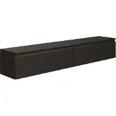 Selsey Bemmi - TV-Hängeboard, Schwarz, 175 cm