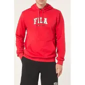 FILA Roter Baumwoll-Herren-Hoodie