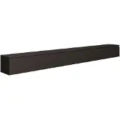 Selsey Bemmi – Hängendes TV-Board mit vier Klappen 300 cm, Schwarz