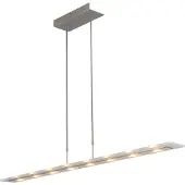 Masterlight Pendelleuchte Vigo 1-flammig Glas Transparent 130x10cm
