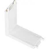 LEDKIA Vertikale L-Verbindung für Magnetschiene 25mm Superslim 48V Aufbau Schwarz