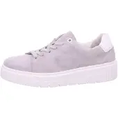 Gabor Sneaker 410.40, Rauleder, Grau, Damen