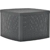 Syfax Beistelltisch Anthrazit 54×54×36,5 cm Kunststoff